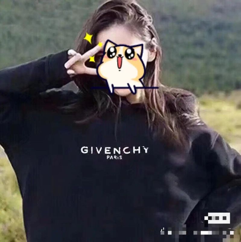 Givenchy Givenchy Black Cotton Printed Hoodie 0089 Size US M / EU 48-50 / 2 - 6 Thumbnail