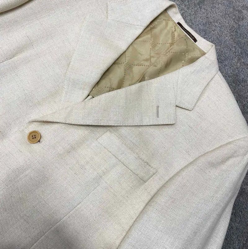 Givenchy Givenchy Khaki Linen Blend Long Sleeve Jacket 0089 Size US XL / EU 56 / 4 - 2 Thumbnail