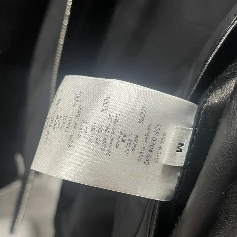 Givenchy Givenchy Black Leather Men's Jacket with Hoodie 0089 Size US M / EU 48-50 / 2 - 4 Thumbnail