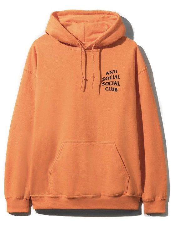 Anti social club orange hoodie online