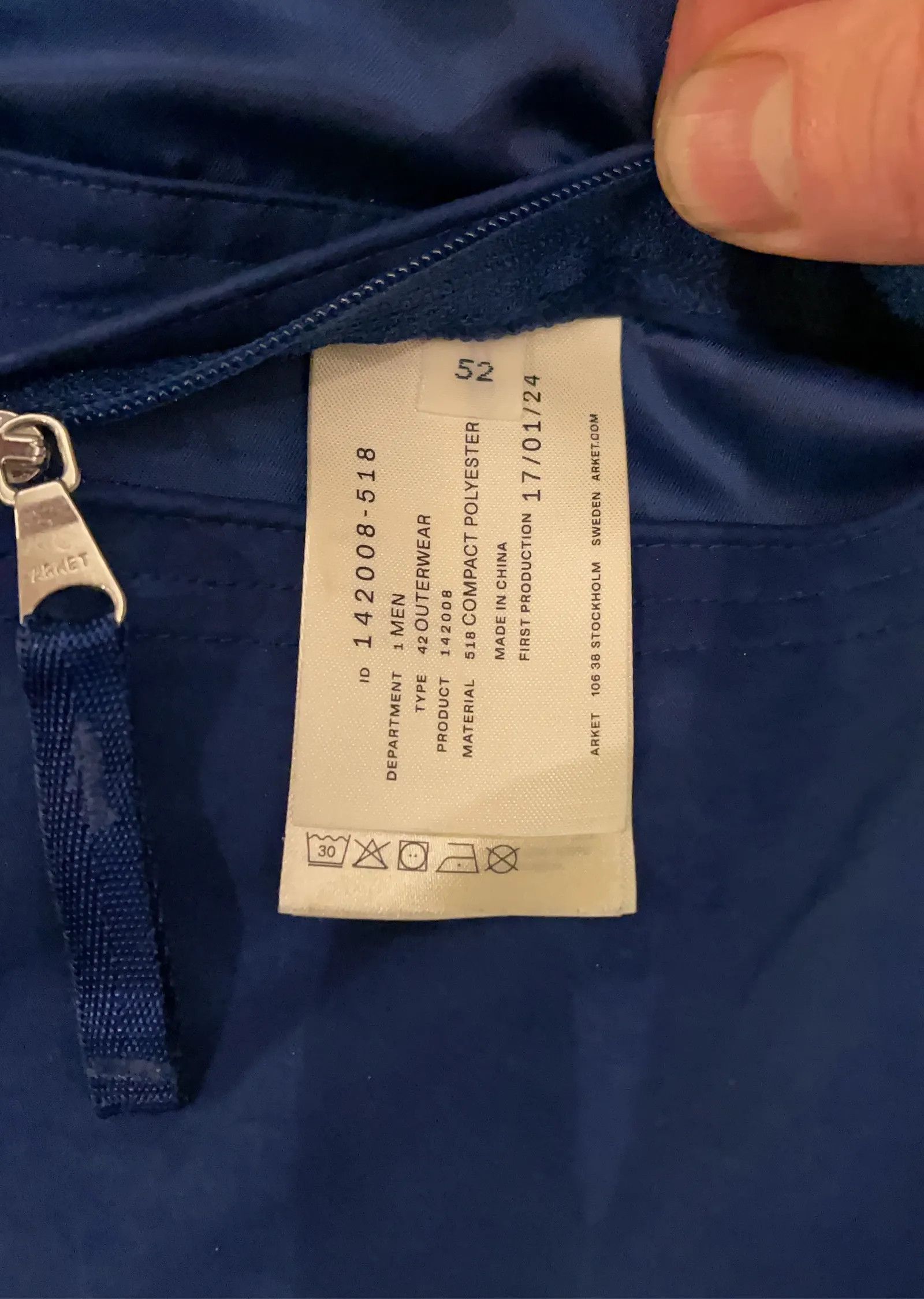 Arket Arket Arket fish tail rock Jacket Size US L / EU 52-54 / 3 - 4 Thumbnail