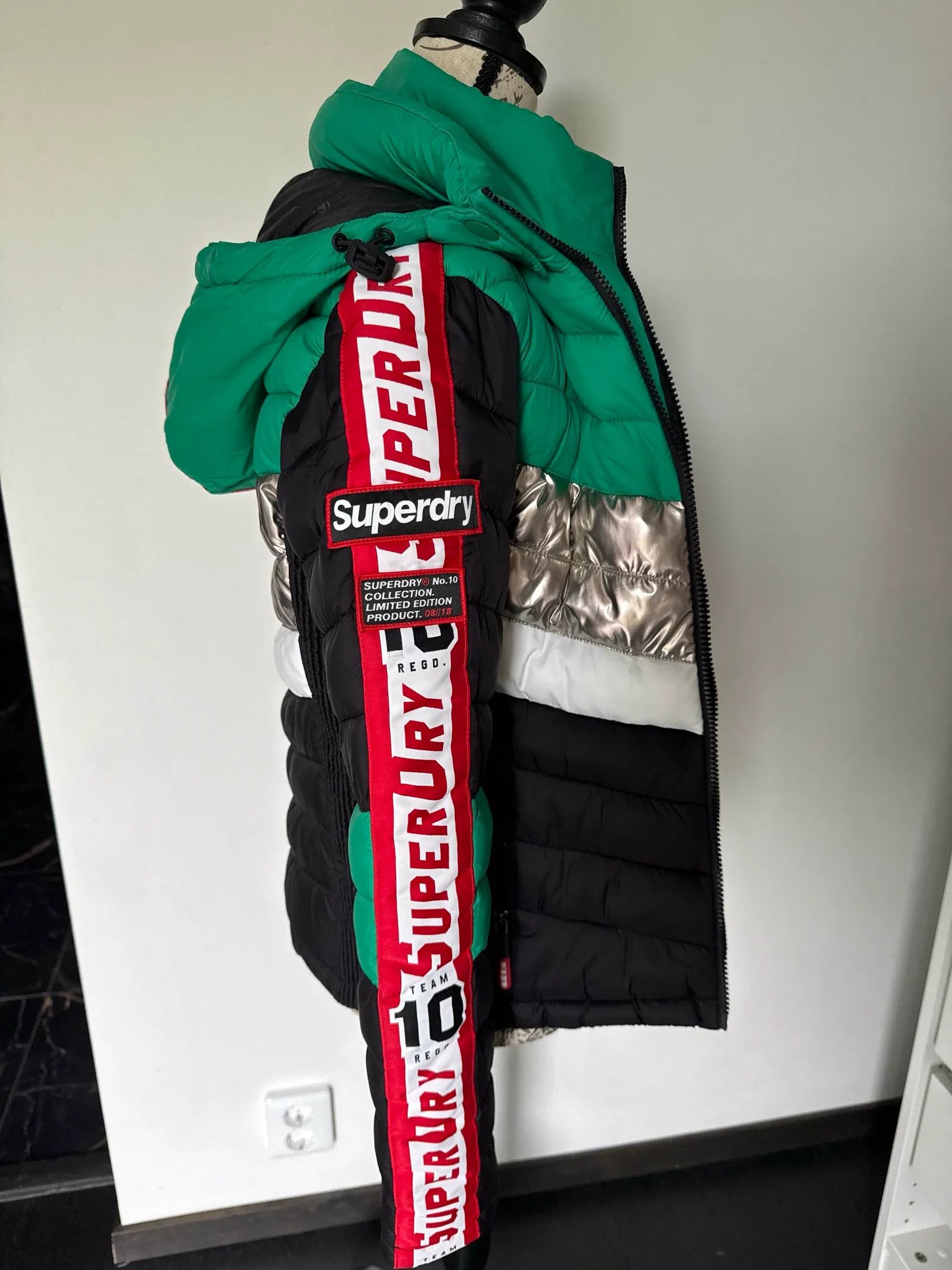 Superdry Superdry No.10 Down Jacket Size XS / US 0-2 / IT 36-38 - 4 Thumbnail