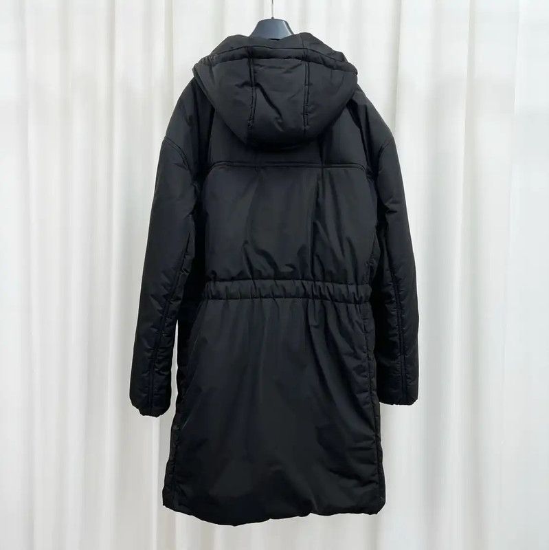Givenchy Givenchy Black Embroidered Logo Long Down Jacket 0089 Size US XL / EU 56 / 4 - 2 Thumbnail