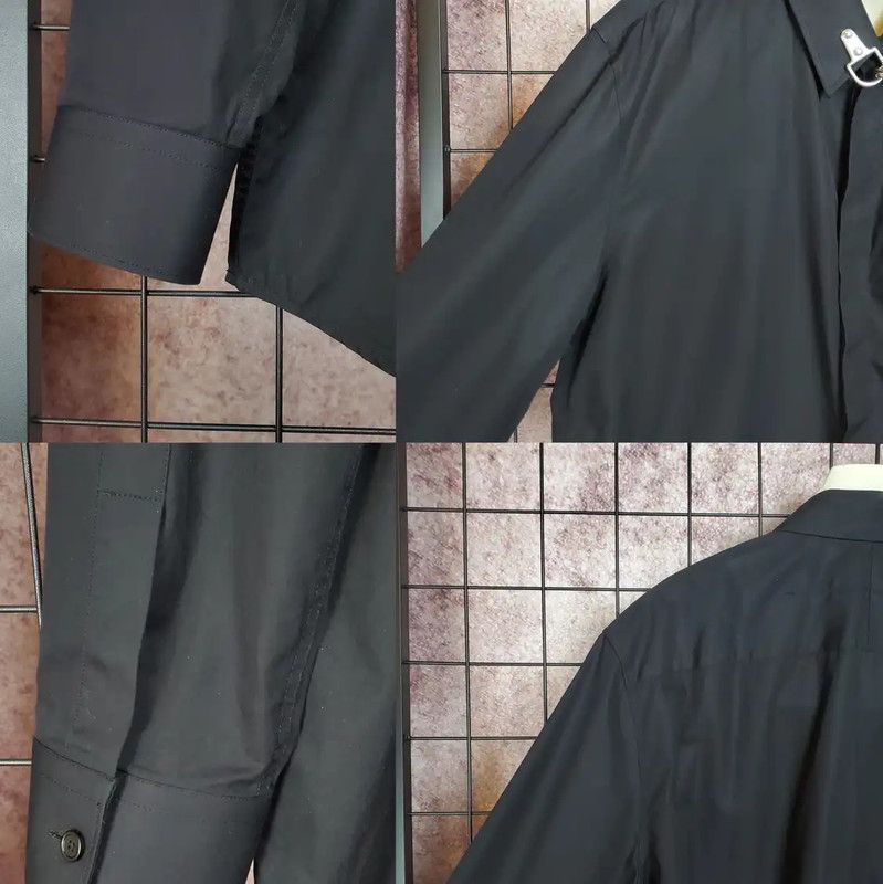 Givenchy Givenchy Men's Black Wool Blend Long Sleeve Shirt 0089 Size US L / EU 52-54 / 3 - 5 Thumbnail