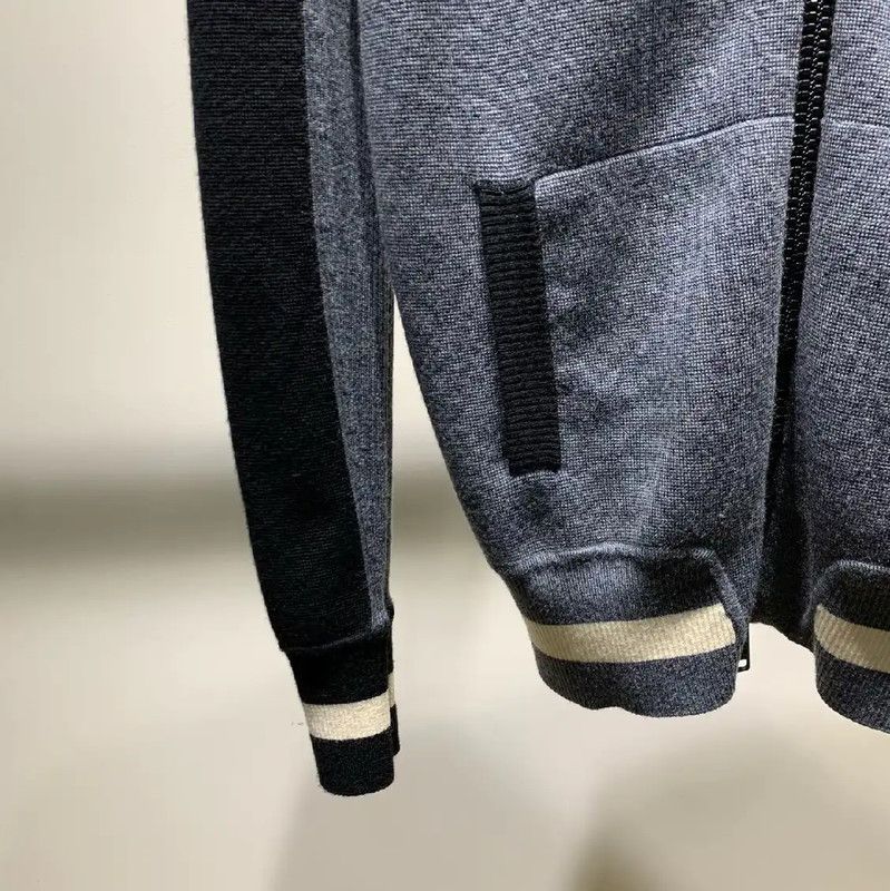Givenchy Givenchy Gray Wool Men's Knit Sweater 0089 Size US S / EU 44-46 / 1 - 7 Thumbnail