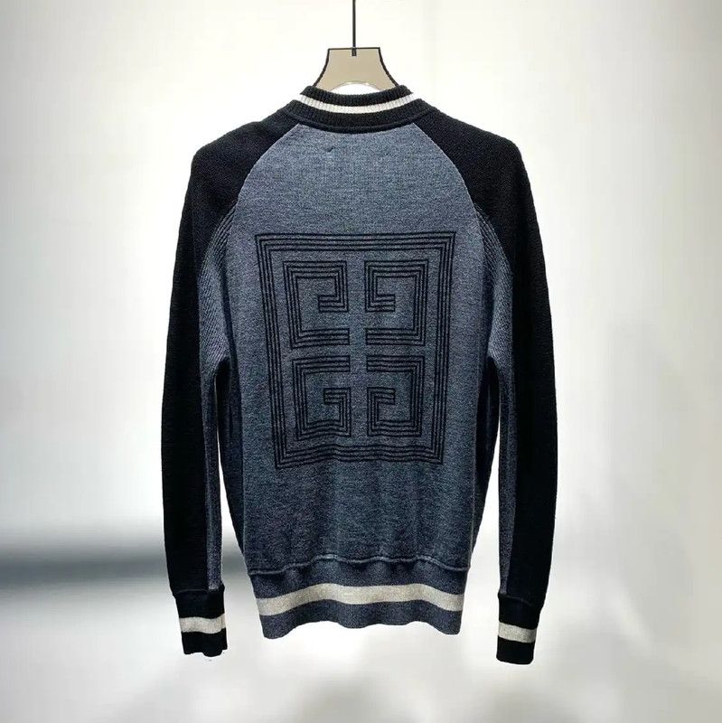 Givenchy Givenchy Gray Wool Men's Knit Sweater 0089 Size US S / EU 44-46 / 1 - 2 Thumbnail