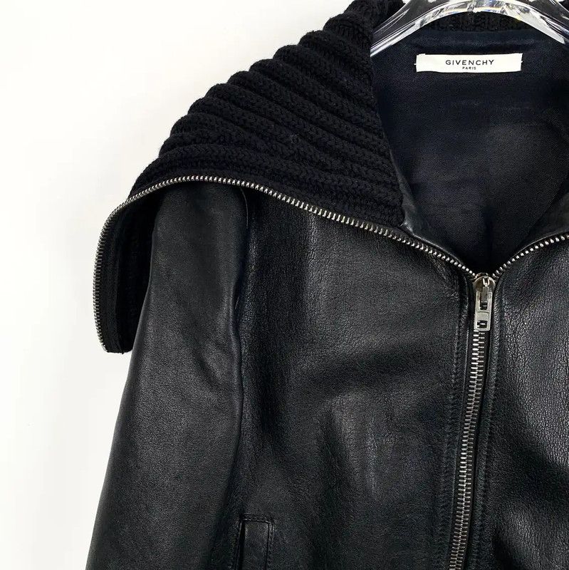 Givenchy Givenchy Black Leather Men's Jacket 0089 Size US M / EU 48-50 / 2 - 3 Thumbnail