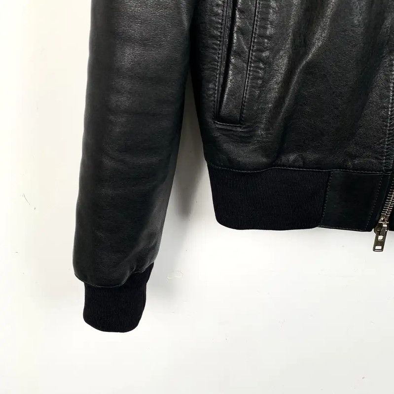 Givenchy Givenchy Black Leather Men's Jacket 0089 Size US M / EU 48-50 / 2 - 4 Thumbnail