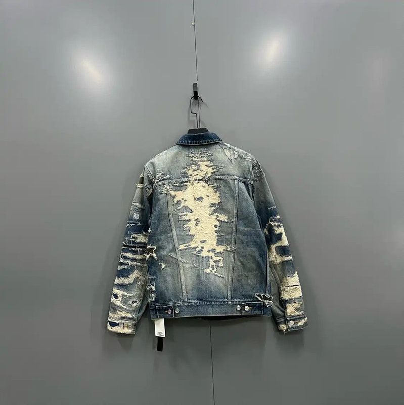 Givenchy Givenchy Blue Denim Jacket for Men 0089 Size US M / EU 48-50 / 2 - 3 Thumbnail