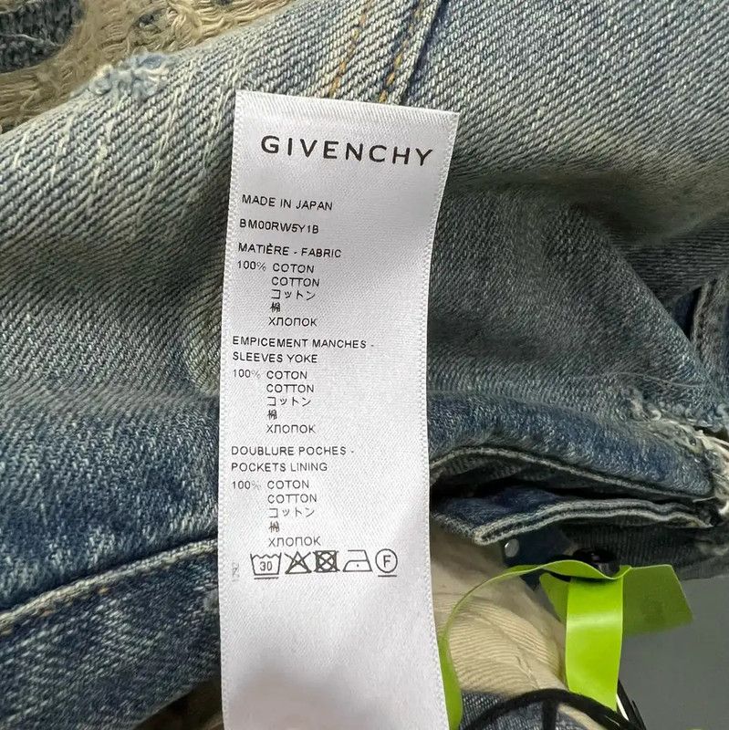 Givenchy Givenchy Blue Denim Jacket for Men 0089 Size US M / EU 48-50 / 2 - 4 Thumbnail