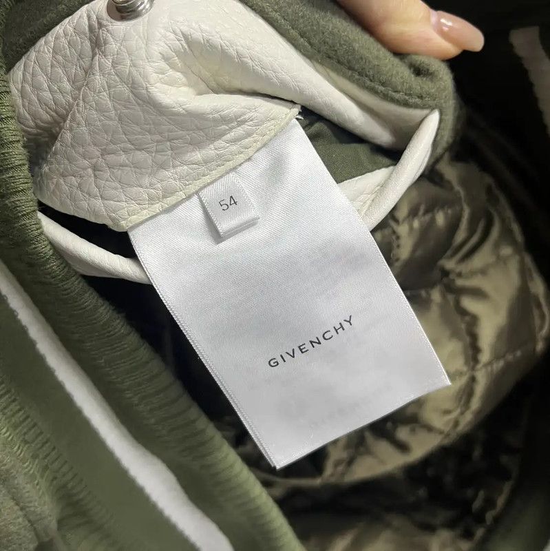 Givenchy Givenchy XL Green Cotton Men's Outerwear 0089 Size US XL / EU 56 / 4 - 4 Thumbnail