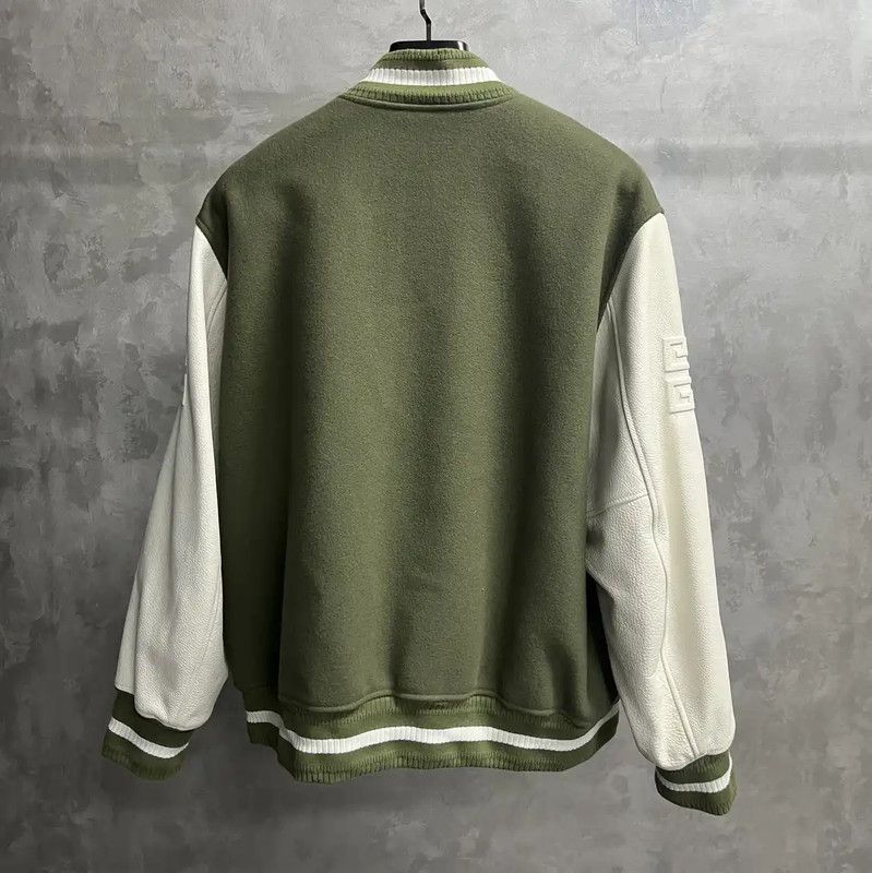 Givenchy Givenchy XL Green Cotton Men's Outerwear 0089 Size US XL / EU 56 / 4 - 2 Thumbnail