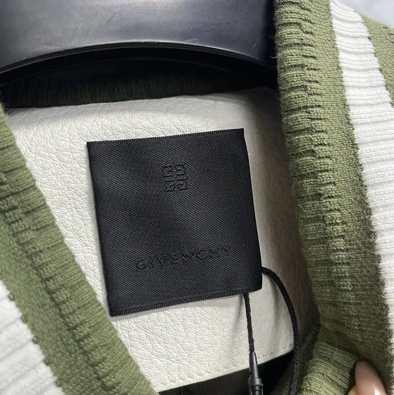 Givenchy Givenchy XL Green Cotton Men's Outerwear 0089 Size US XL / EU 56 / 4 - 5 Thumbnail