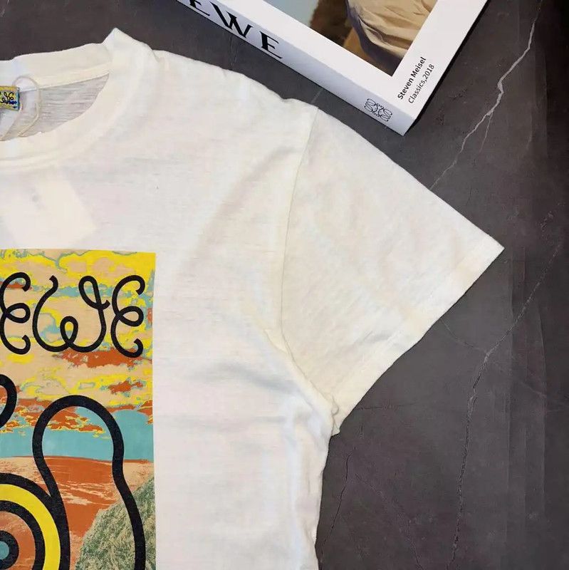 Loewe Loewe Graphic Cotton T-Shirt for Men 0089 Size US M / EU 48-50 / 2 - 6 Thumbnail