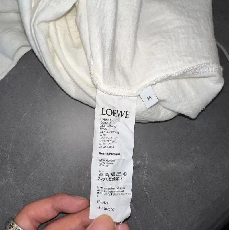 Loewe Loewe Graphic Cotton T-Shirt for Men 0089 Size US M / EU 48-50 / 2 - 4 Thumbnail