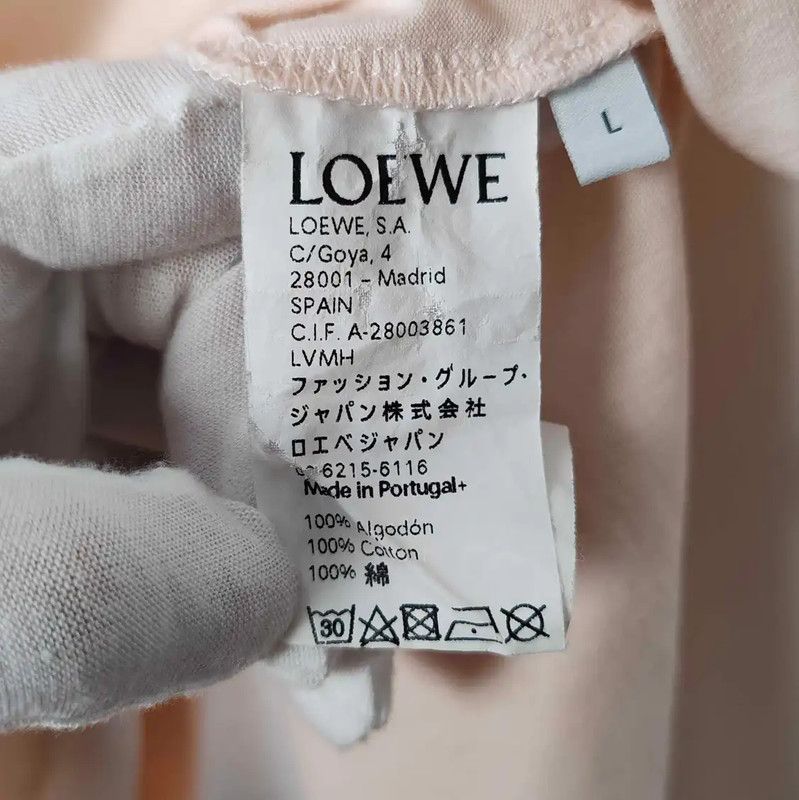 Loewe Loewe Pink Cotton Dumbo Graphic T-Shirt 0089 Size US L / EU 52-54 / 3 - 4 Thumbnail