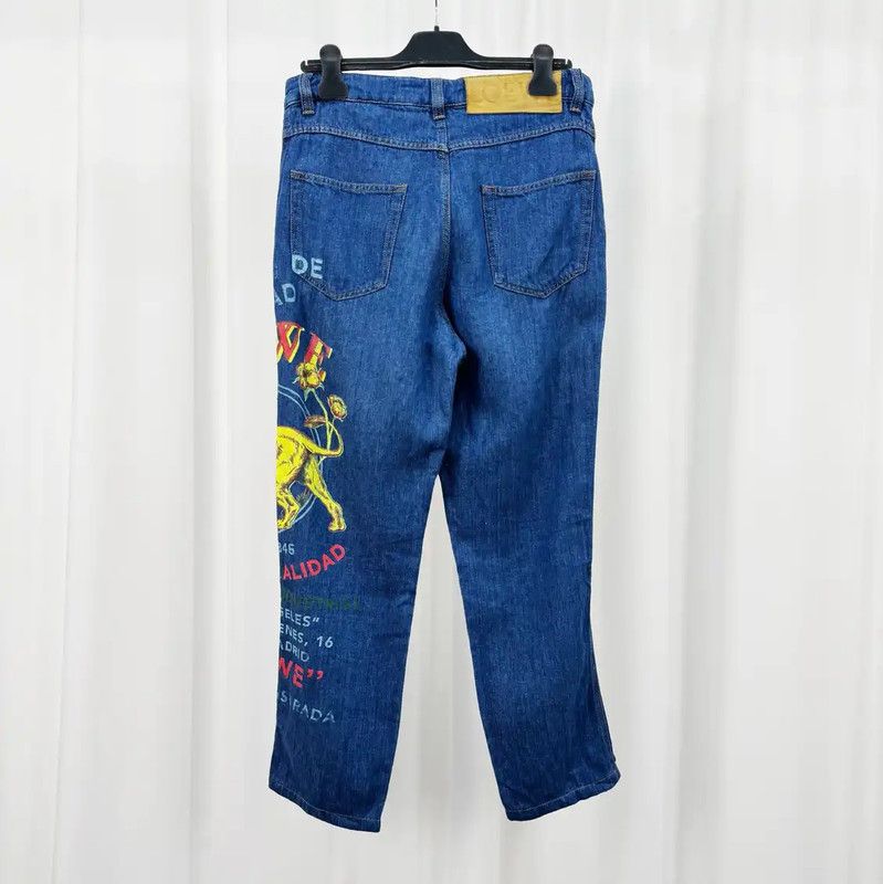 Loewe LOEWE Blue Denim Logo Casual Pants 0089 Size US 36 / EU 52 - 2 Thumbnail