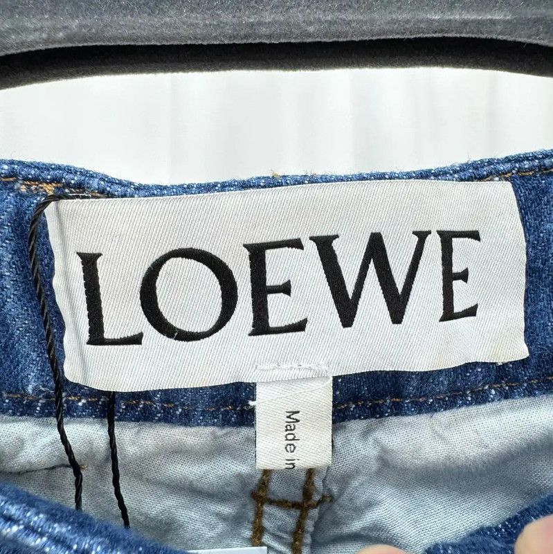 Loewe LOEWE Blue Denim Logo Casual Pants 0089 Size US 36 / EU 52 - 6 Thumbnail