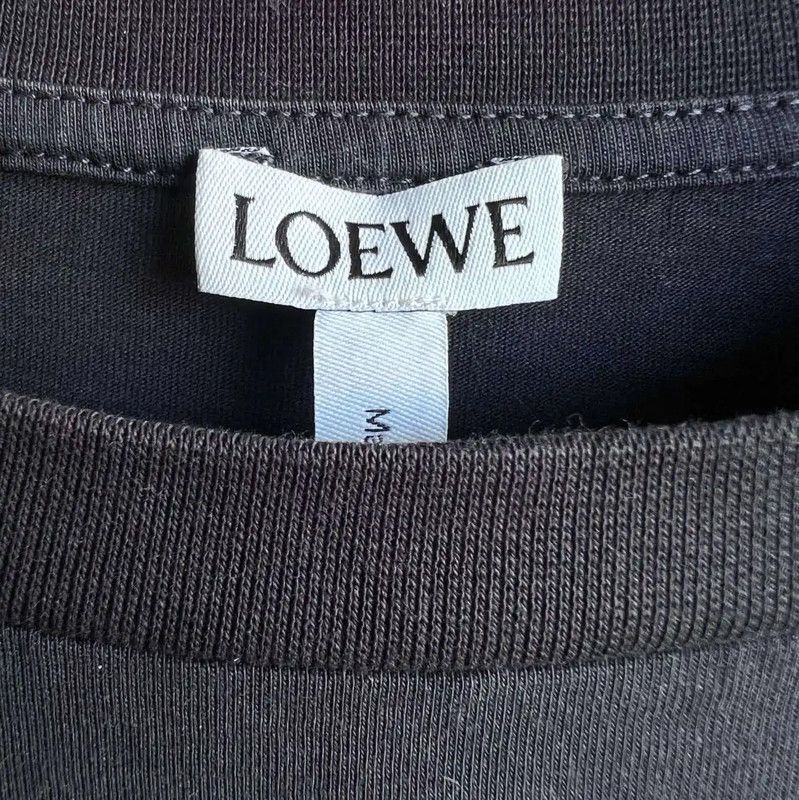Loewe Loewe Men's XS Blue Cotton T-Shirt 0089 Size US XS / EU 42 / 0 - 4 Thumbnail