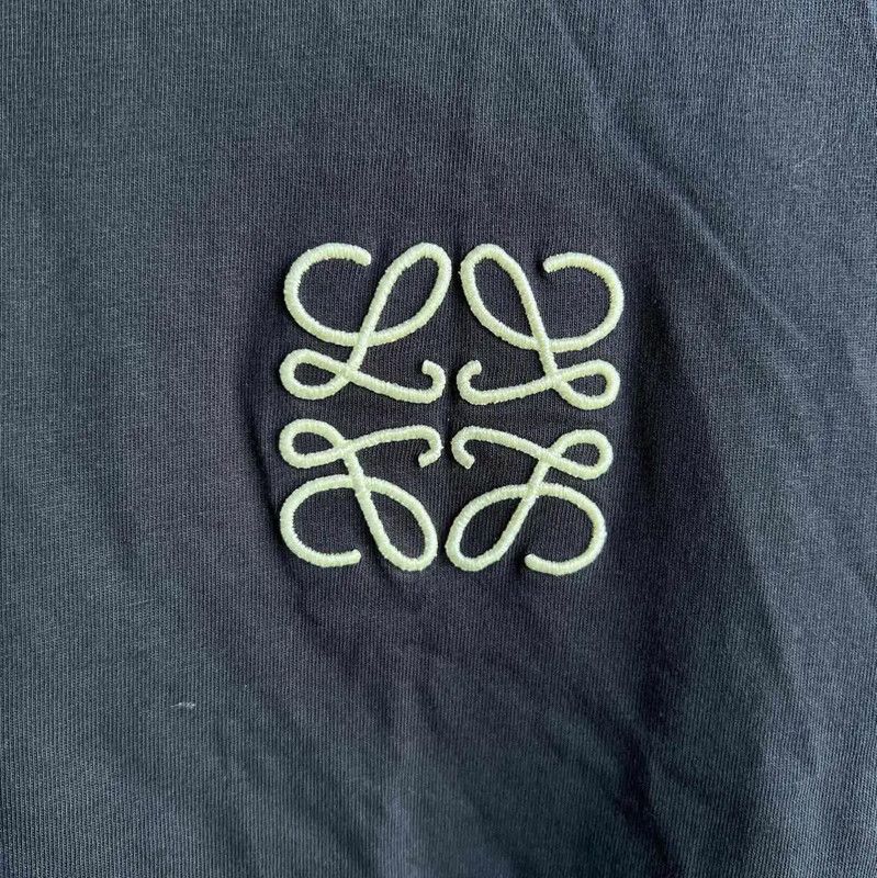 Loewe Loewe Men's XS Blue Cotton T-Shirt 0089 Size US XS / EU 42 / 0 - 3 Thumbnail