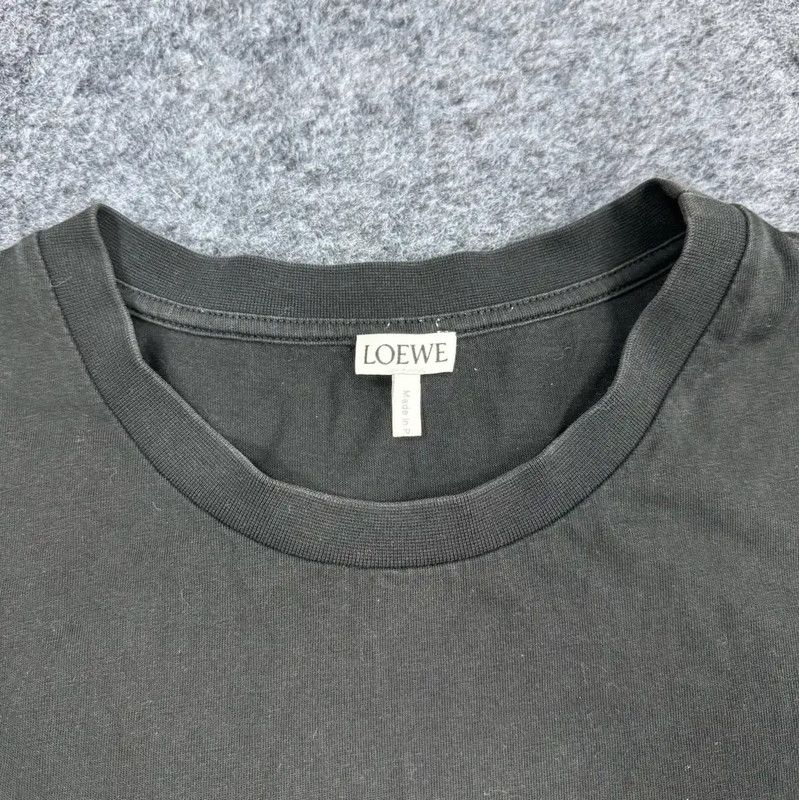 Loewe Loewe Black Cotton Blend Men's T-Shirt 0089 Size US XL / EU 56 / 4 - 3 Thumbnail