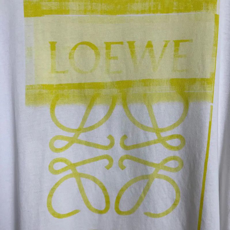 Loewe Loewe White Cotton Men's T-Shirt with Graphic 0089 Size US M / EU 48-50 / 2 - 3 Thumbnail