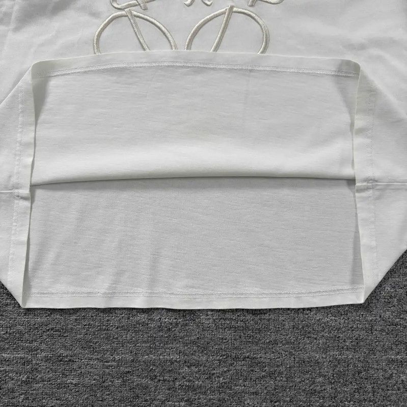 Loewe Loewe White Cotton Men's T-Shirt 0089 Size US XL / EU 56 / 4 - 6 Thumbnail