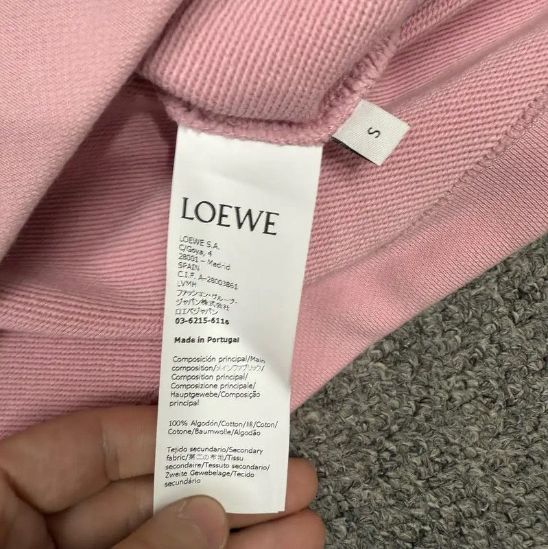 Loewe Loewe Pink Cotton Long Sleeve Polo 0089 Size US S / EU 44-46 / 1 - 4 Thumbnail