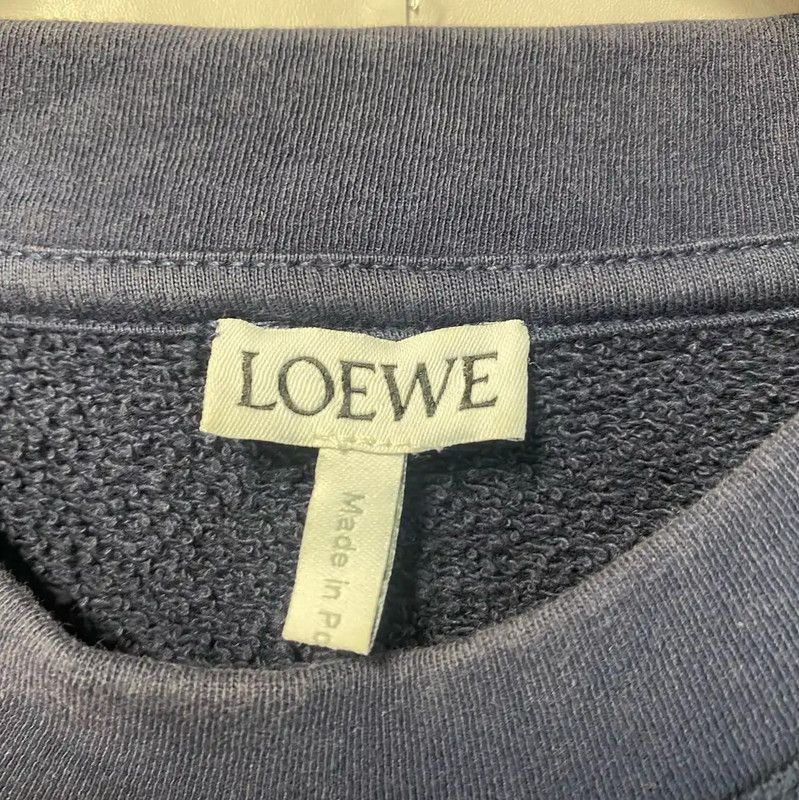 Loewe Loewe Black Cotton Men's Sweatshirt 0089 Size US S / EU 44-46 / 1 - 3 Thumbnail