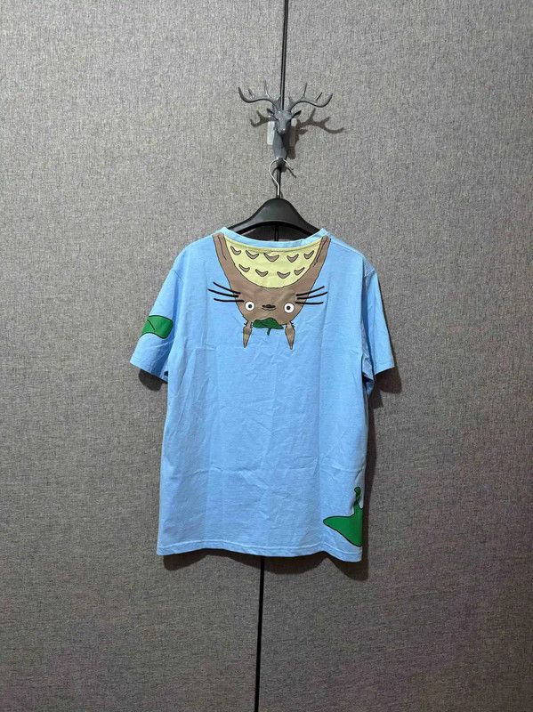 Loewe Loewe Blue Cotton Totoro Print T-Shirt 0089 Size US M / EU 48-50 / 2 - 2 Thumbnail