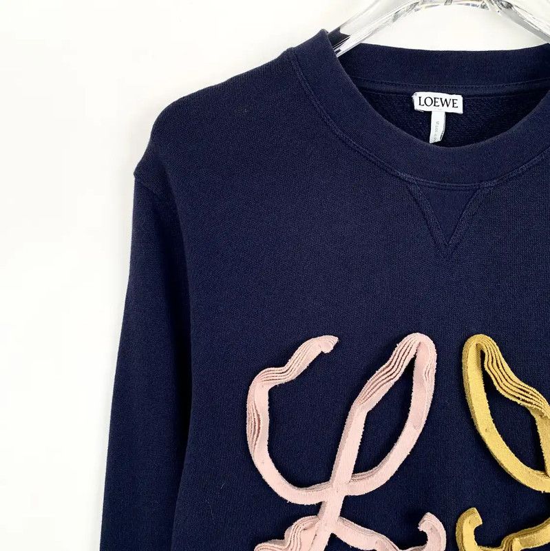 Loewe Loewe Blue Cotton Men's Sweatshirt 0089 Size US S / EU 44-46 / 1 - 3 Thumbnail
