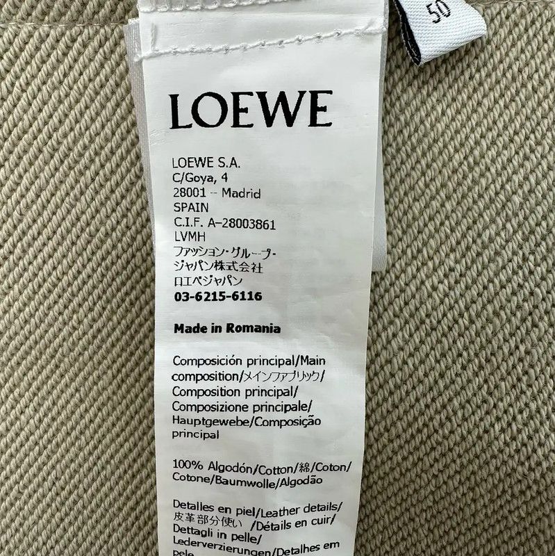 Loewe Loewe Men's White Checkered Long Sleeve Shirt 0089 Size US L / EU 52-54 / 3 - 8 Thumbnail