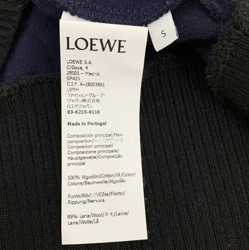 Loewe Loewe Men's Colorblock Knit Sweater 0089 Size US S / EU 44-46 / 1 - 6 Thumbnail