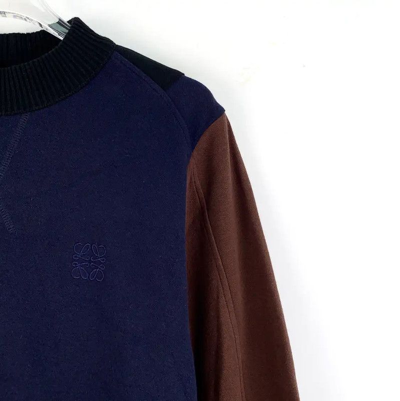 Loewe Loewe Men's Colorblock Knit Sweater 0089 Size US S / EU 44-46 / 1 - 3 Thumbnail