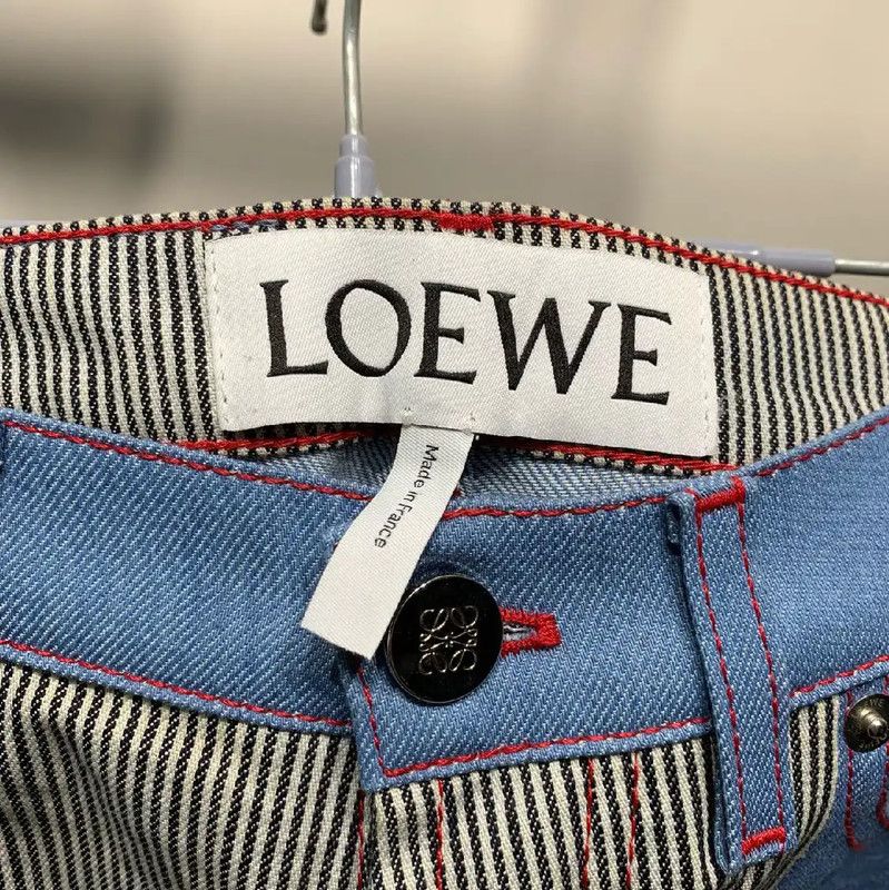 Loewe Loewe Blue Casual Pants for Men 0089 Size US 44 / EU 60 - 3 Thumbnail