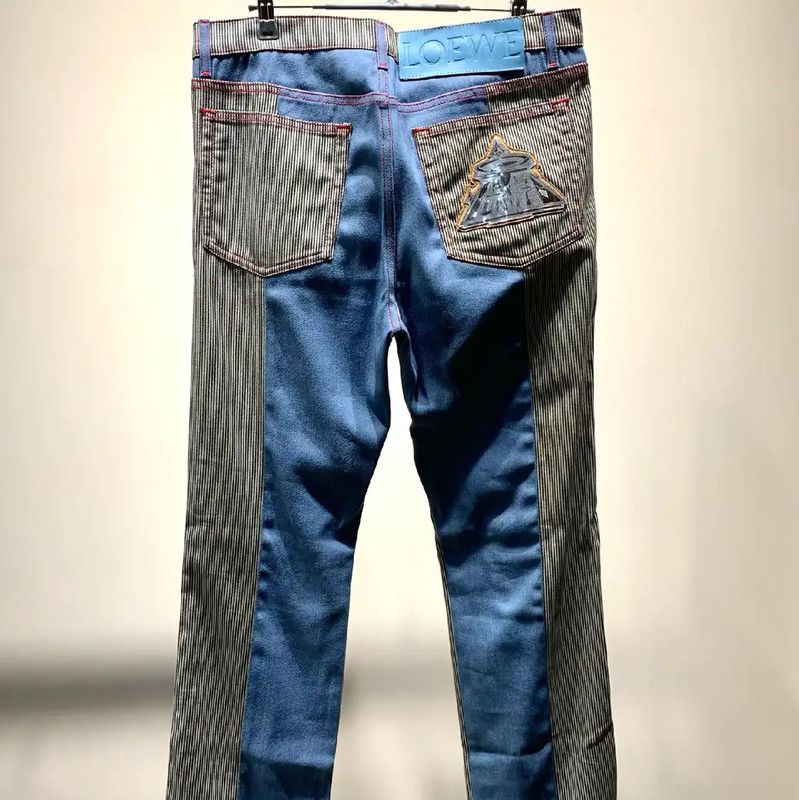 Loewe Loewe Blue Casual Pants for Men 0089 Size US 44 / EU 60 - 2 Thumbnail