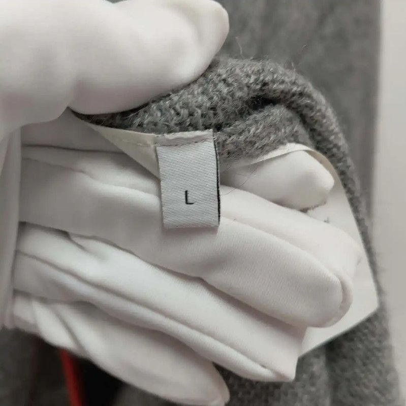 Loewe Loewe Light Grey Wool Men's Knit Sweater 0089 Size US L / EU 52-54 / 3 - 5 Thumbnail
