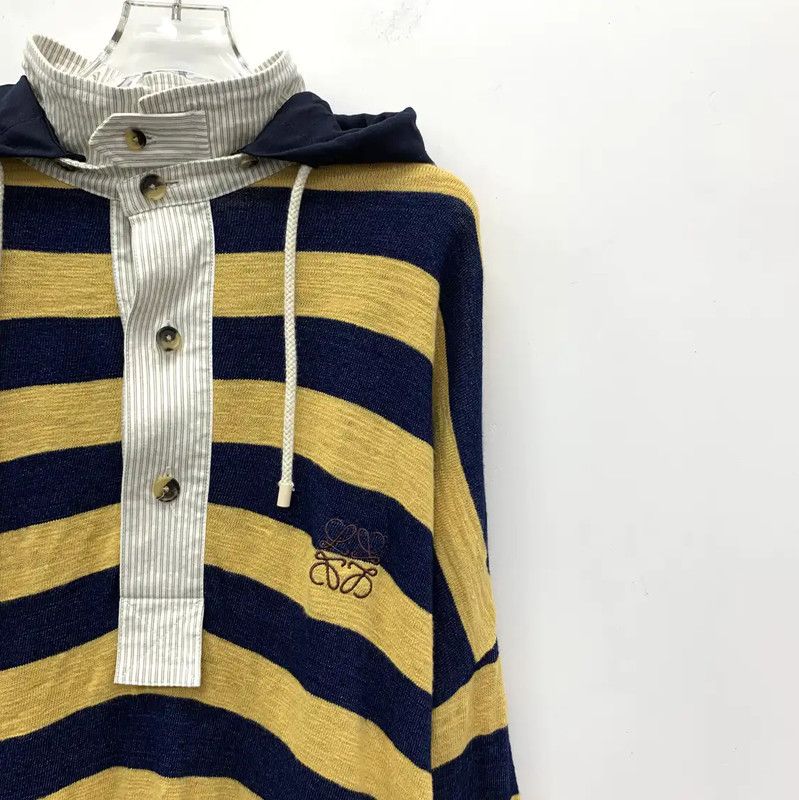 Loewe Loewe Striped Cotton Men's Sweatshirt 0089 Size US S / EU 44-46 / 1 - 3 Thumbnail