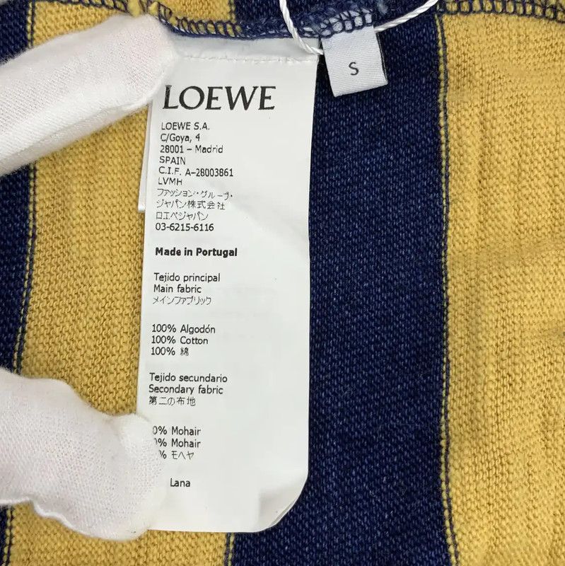 Loewe Loewe Striped Cotton Men's Sweatshirt 0089 Size US S / EU 44-46 / 1 - 8 Thumbnail