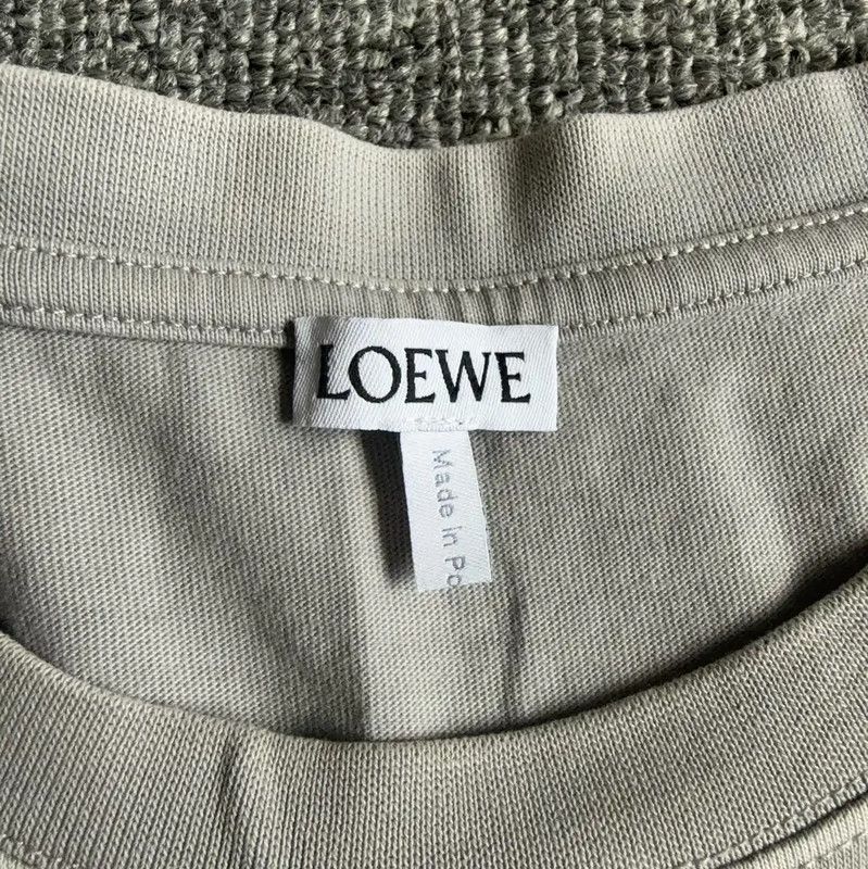 Loewe Loewe Gray Cotton Men's T-Shirt 0089 Size US L / EU 52-54 / 3 - 3 Thumbnail