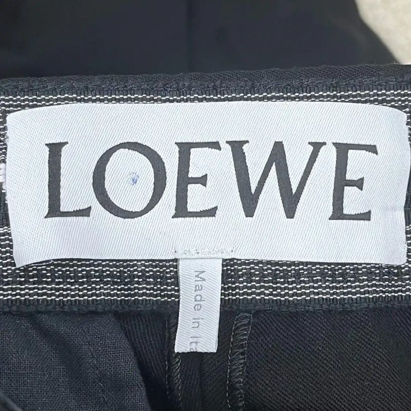 Loewe Loewe Black Casual Pants for Men 0089 Size US 32 / EU 48 - 4 Thumbnail