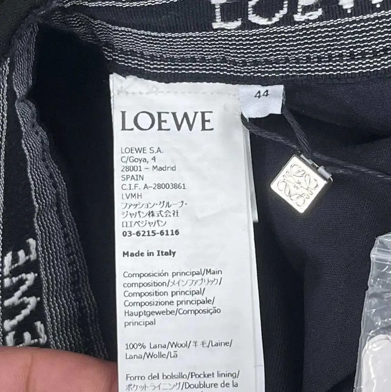 Loewe Loewe Black Casual Pants for Men 0089 Size US 32 / EU 48 - 5 Thumbnail