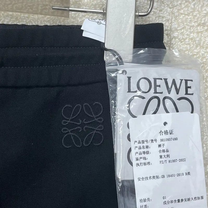 Loewe Loewe Black Casual Pants for Men 0089 Size US 32 / EU 48 - 3 Thumbnail