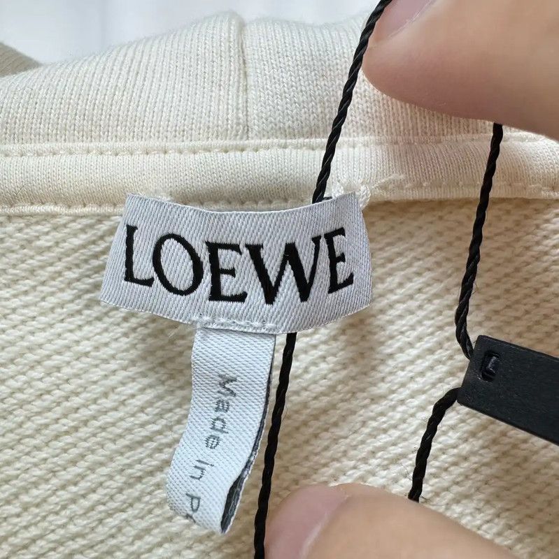 Loewe Loewe Cotton Logo Long Sleeve Hoodie for Men 0089 Size US L / EU 52-54 / 3 - 5 Thumbnail