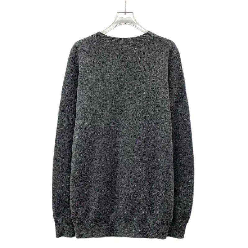 Loewe Loewe Gray Wool Men's Knit Sweater 0089 Size US S / EU 44-46 / 1 - 2 Thumbnail