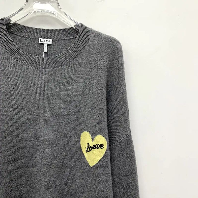 Loewe Loewe Gray Wool Men's Knit Sweater 0089 Size US S / EU 44-46 / 1 - 3 Thumbnail