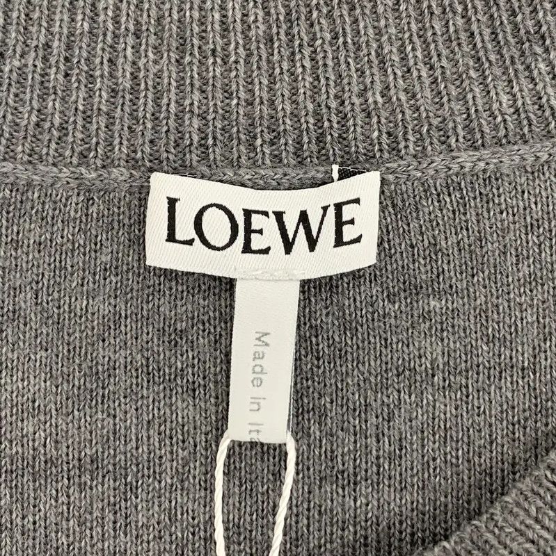 Loewe Loewe Gray Wool Men's Knit Sweater 0089 Size US S / EU 44-46 / 1 - 5 Thumbnail