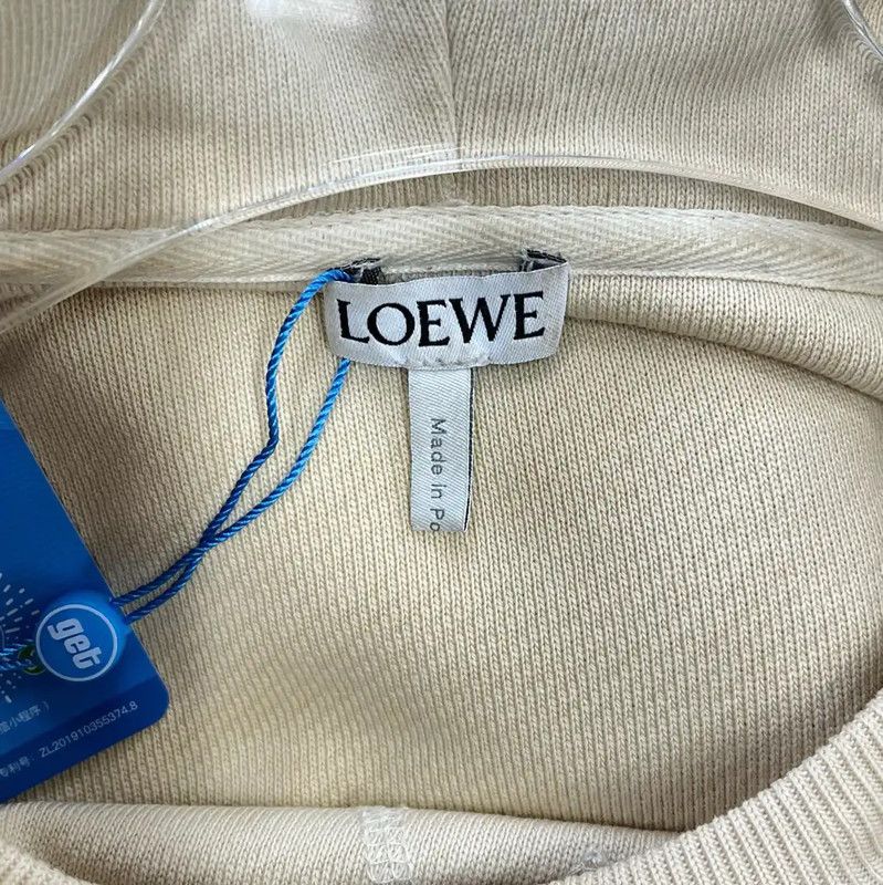 Loewe Loewe Beige Long Sleeve Hoodie for Men 0089 Size US S / EU 44-46 / 1 - 3 Thumbnail