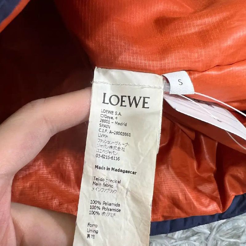 Loewe Loewe Blue Cotton Men's Down Jacket 0089 Size US S / EU 44-46 / 1 - 4 Thumbnail