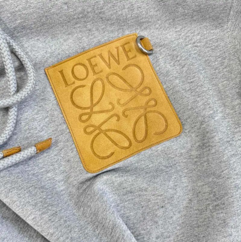 Loewe Loewe Gray Hoodie for Men in XXS Size 0089 Size US XXS / EU 40 - 3 Thumbnail